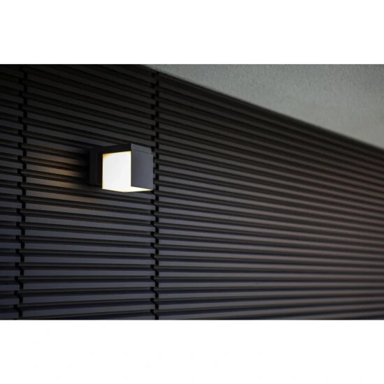 LUTEC LED-Außenwandleuchte »cuba«, Mattschwarz, Inkl. Leuchtmittel, Breite: 10 Cm 5 LUTEC LED-Außenwandleuchte »cuba«, Mattschwarz, Inkl. Leuchtmittel, Breite: 10 Cm – Bild 5