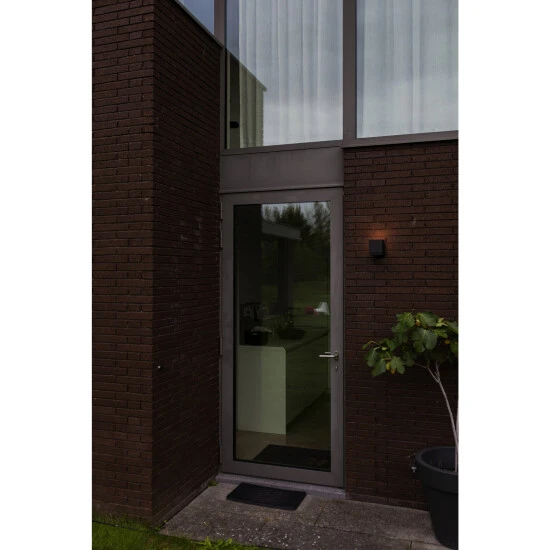 LUTEC LED-Außenwandleuchte »cuba«, Mattschwarz, Inkl. Leuchtmittel, Breite: 10 Cm 6 LUTEC LED-Außenwandleuchte »cuba«, Mattschwarz, Inkl. Leuchtmittel, Breite: 10 Cm – Bild 6