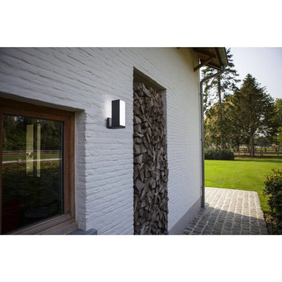 LUTEC LED-Außenwandleuchte »cuba«, Anthrazit, Inkl. Leuchtmittel, Breite: 9,2 Cm 3 LUTEC LED-Außenwandleuchte »cuba«, Anthrazit, Inkl. Leuchtmittel, Breite: 9,2 Cm – Bild 3