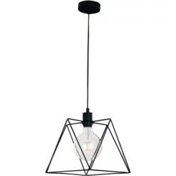 LUCE DESIGN Pendelleuchte »Santana«, Metall, Schwarz