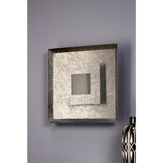 LUCE DESIGN LED-Wand- Und Deckenleuchte »Window«, Silberfarben, Inkl. Leuchtmittel, Breite: 32 Cm 2 LUCE DESIGN LED-Wand- Und Deckenleuchte »Window«, Silberfarben, Inkl. Leuchtmittel, Breite: 32 Cm – Bild 2