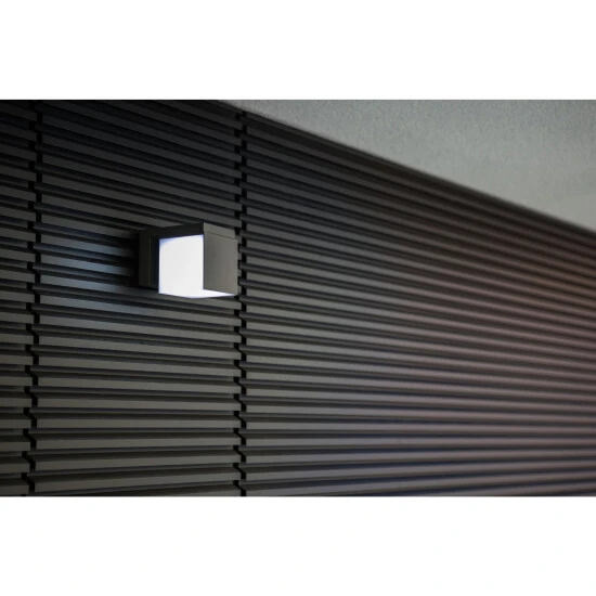 LUTEC LED-Außenwandleuchte »cuba«, Anthrazit, Inkl. Leuchtmittel, Breite: 11,6 Cm 3 LUTEC LED-Außenwandleuchte »cuba«, Anthrazit, Inkl. Leuchtmittel, Breite: 11,6 Cm – Bild 3