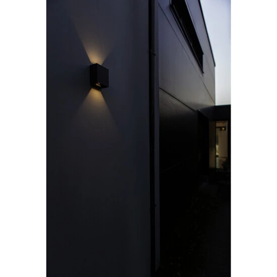 LUTEC LED-Außenwandleuchte »gemini Beams«, Mattschwarz, Inkl. Leuchtmittel, Breite: 11 Cm 5 LUTEC LED-Außenwandleuchte »gemini Beams«, Mattschwarz, Inkl. Leuchtmittel, Breite: 11 Cm – Bild 5