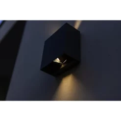 LUTEC LED-Außenwandleuchte »gemini Beams«, Mattschwarz, Inkl. Leuchtmittel, Breite: 11 Cm 11 LUTEC LED-Außenwandleuchte »gemini Beams«, Mattschwarz, Inkl. Leuchtmittel, Breite: 11 Cm -Leuchten Verkaufsladen unnamed file 4061