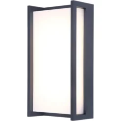 LUTEC LED-Außenwandleuchte »qubo«, Anthrazit, Inkl. Leuchtmittel, Breite: 11 Cm