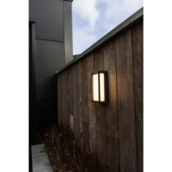 LUTEC LED-Außenwandleuchte »qubo«, Anthrazit, Inkl. Leuchtmittel, Breite: 11 Cm -Leuchten Verkaufsladen unnamed file 4065