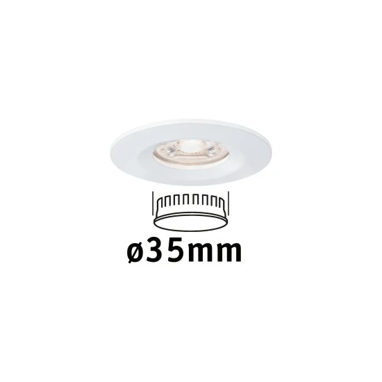 PAULMANN Einbauleuchte, LED, 310 Lm, Warmweiß, IP44 3 PAULMANN Einbauleuchte, LED, 310 Lm, Warmweiß, IP44 – Bild 3