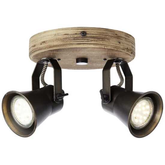 BRILLIANT Spotrondell »SEED«, 2-flammig, 5 W, BxHxT: 160 X 130 X 230 Mm, IP 20 1 BRILLIANT Spotrondell »SEED«, 2-flammig, 5 W, BxHxT: 160 X 130 X 230 Mm, IP 20