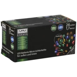 CASAYA LED-Lichterkette, 24 Lichter, Mehrfarbig -Leuchten Verkaufsladen unnamed file 4361