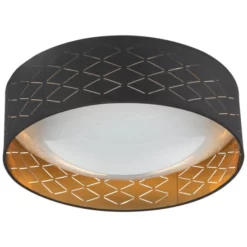 GLOBO LIGHTING Lüster »DECKENLEUCHTE Metall, 1XLED Fest Verbaut«, Inkl. Leuchtmittel In Warmweiß