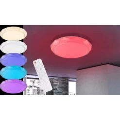 GLOBO LIGHTING Deckenleuchte »ANDI«, Dimmbar, Inkl. Leuchtmittel In Warmweiß/kaltweiß -Leuchten Verkaufsladen unnamed file 4597