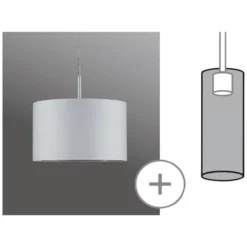 PAULMANN Lampenschirm, DecoSystems, Weiß, 25,5 Cm -Leuchten Verkaufsladen unnamed file 4748