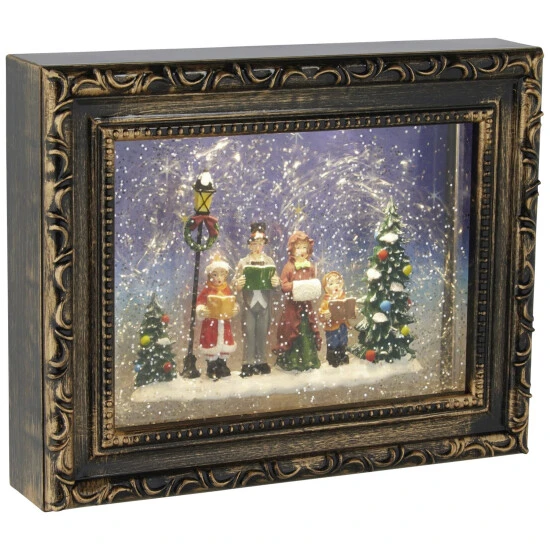 KONSTSMIDE LED-Bilderrahmen, Eckig, Höhe: 19,5 Cm, Batterie, Braun 1 KONSTSMIDE LED-Bilderrahmen, Eckig, Höhe: 19,5 Cm, Batterie, Braun