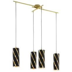 EGLO Pendelleuchte »PINTO NERO 1«, E27, Ohne Leuchtmittel