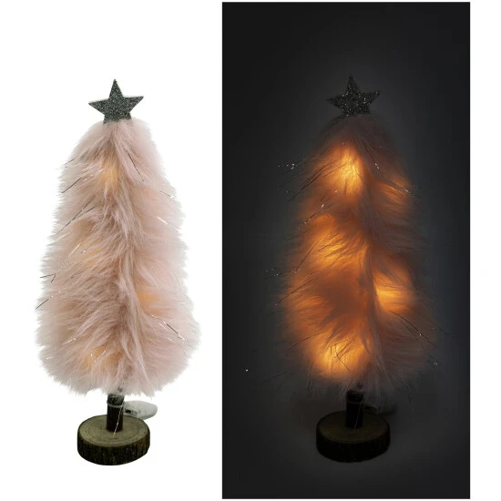 LED-Weihnachtsbaum, Höhe: 29 Cm, Batterie, Pink 1 LED-Weihnachtsbaum, Höhe: 29 Cm, Batterie, Pink