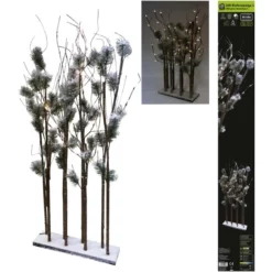 Kiefernzweige, Höhe: 130 Cm, Netz, Braun