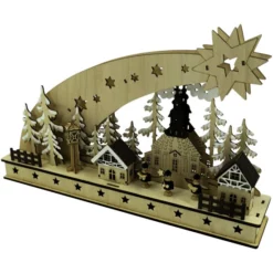 Schwibbogen, Höhe: 29,5 Cm, Batterie, Natur -Leuchten Verkaufsladen unnamed file 5178