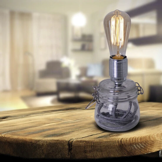 NÄVE Tischleuchte »Max«, E27, Höhe: 20 Cm 2 NÄVE Tischleuchte »Max«, E27, Höhe: 20 Cm – Bild 2