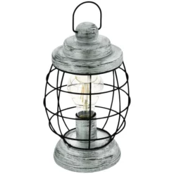 CASAYA Tischleuchte »BAMPTON«, Stahl, Holz