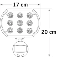 KONSTSMIDE Außenstrahler »MODERN - LED«, 1 W, Inkl. Bewegungsmelder -Leuchten Verkaufsladen unnamed file 5411