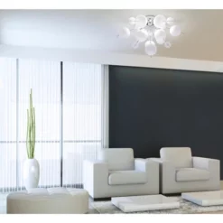 NÄVE Deckenleuchte, Stahl/glas, Weiß -Leuchten Verkaufsladen unnamed file 5729