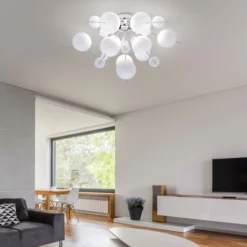 NÄVE Deckenleuchte, Stahl/glas, Weiß -Leuchten Verkaufsladen unnamed file 5730