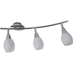 NÄVE Deckenleuchte, Chromfarben/weiss, Inkl. Leuchtmittel, Breite: 52 Cm