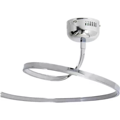 NÄVE Pendelleuchte, Chromfarben, Inkl. Leuchtmittel, Breite: 60 Cm -Leuchten Verkaufsladen unnamed file 5747