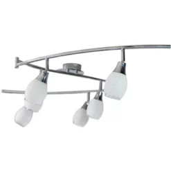 NÄVE Deckenleuchte, Chromfarben/weiss, Inkl. Leuchtmittel, Breite: 160 Cm -Leuchten Verkaufsladen unnamed file 5749