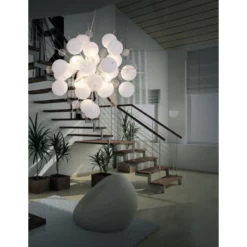 NÄVE Pendelleuchte, Stahl/glas, Weiß -Leuchten Verkaufsladen unnamed file 5756