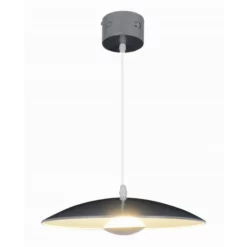 NÄVE Pendelleuchte, Silberfarben, Inkl. Leuchtmittel, Breite: 34 Cm