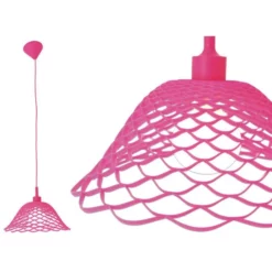 NÄVE Pendelleuchte, Silikon, Pink