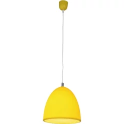 NÄVE Pendelleuchte, Silikon/kunststoff, Gelb