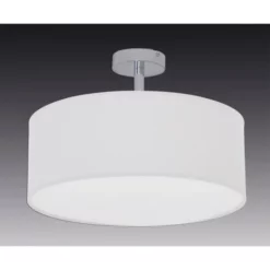 NÄVE Deckenleuchte, Eisen/textil, Weiß