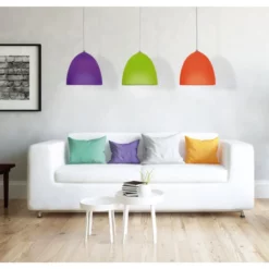 NÄVE Pendelleuchte, Silikon/kunststoff, Orange