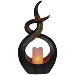 NÄVE Solarleuchte »Kerzenflamme «, Braun