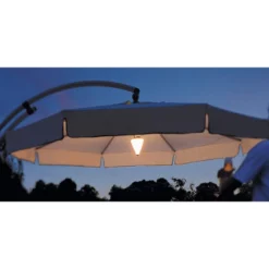 SUNGARDEN Steckerleuchte »Easy Sun Light«, Geeignet Für: Ampelschirm, Weiß