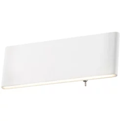 GLOBO Wandleuchte »SIEGFRIED«, Weiß, Inkl. Leuchtmittel, Breite: 46 Cm