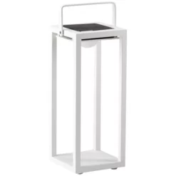 BEST Solarleuchte, Höhe: 53 Cm, Weiß, Aluminium