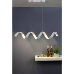LUCE DESIGN LED-Pendelleuchte »Helix«, Weiss/silberfarben, Inkl. Leuchtmittel, Breite: 80 Cm 11 LUCE DESIGN LED-Pendelleuchte »Helix«, Weiss/silberfarben, Inkl. Leuchtmittel, Breite: 80 Cm -Leuchten Verkaufsladen unnamed file 605