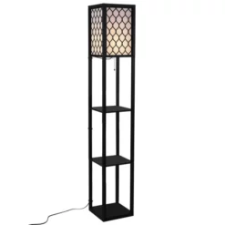 HOMCOM Stehleuchte, Höhe: 160 Cm, Gestell Aus MDF