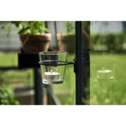 JULIANA Teelichthalter, Schwarz, Montage Am Gewächshaus -Leuchten Verkaufsladen unnamed file 6079