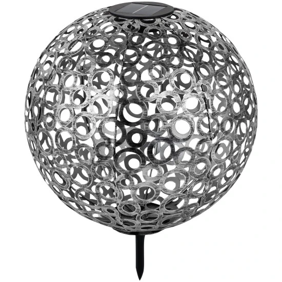 CASAYA Solarleuchte »Anna«, Mit Erdspieß, Silberfarben 1 CASAYA Solarleuchte »Anna«, Mit Erdspieß, Silberfarben