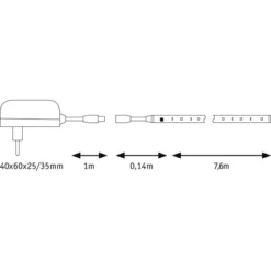 PAULMANN LED-Lichtband »SimpleLED«, Inkl. Leuchtmittel, RGB (mehrfarbig) -Leuchten Verkaufsladen unnamed file 6487