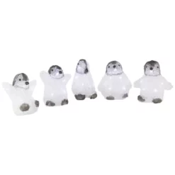 KONSTSMIDE Weihnachtsfigur, Pinguin, Höhe: 12,5 Cm, Netz, Weiß