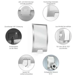 STEINEL Sensor-Außenleuchte »L 22 S«, 60 W, Inkl. Bewegungsmelder -Leuchten Verkaufsladen unnamed file 6870