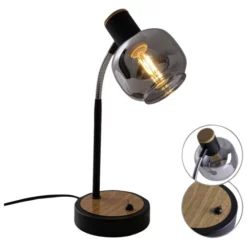 NÄVE Tischleuchte »Fumoso«, E14, Höhe: 39 Cm -Leuchten Verkaufsladen unnamed file 6890