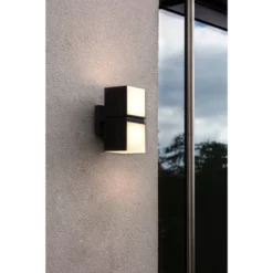 LUTEC LED-Außenwandleuchte »cuba«, Mattschwarz, Inkl. Leuchtmittel, Breite: 10 Cm -Leuchten Verkaufsladen unnamed file 7061