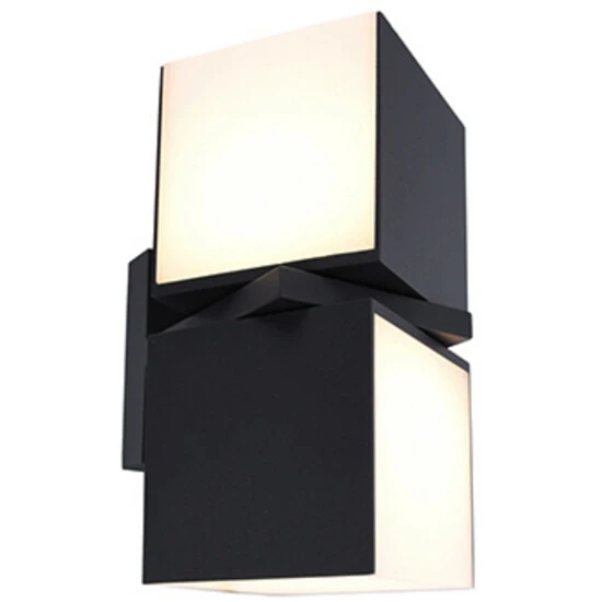 LUTEC LED-Außenwandleuchte »Cuba«, 23W, IP54, 1000LM, 3000K, Alu Anthrazit 4 LUTEC LED-Außenwandleuchte »Cuba«, 23W, IP54, 1000LM, 3000K, Alu Anthrazit – Bild 4