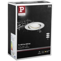 PAULMANN LED-Einbauleuchte »Nova«, GU10, Dimmbar, Inkl. Leuchtmittel In Warmweiß -Leuchten Verkaufsladen unnamed file 7320